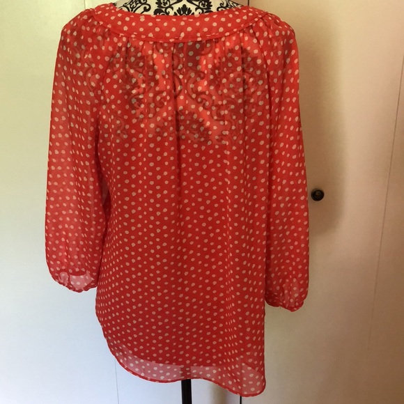 Pink polka dot blouse - Picture 4 of 5